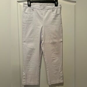 Women's White Capris